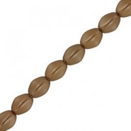 Abalorios Pinch beads de cristal Checo 5x3mm - Alabaster pastel amber 02010/25003